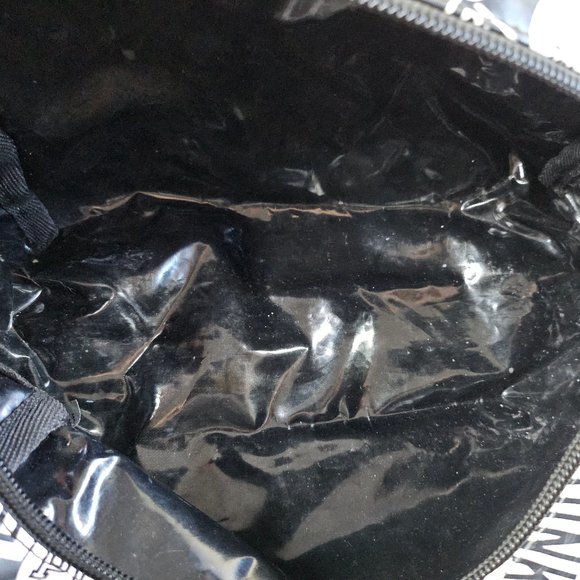 Victoria's Secret PINK Black &White PINK LOGO Cosmetic Case - Picture 7 of 10